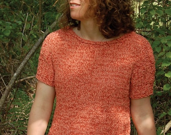 Summer Top to Knit PDF Pattern Instant Download