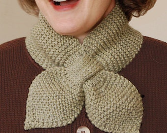 Lotus Leaf Scarf to Knit PDF Pattern Instant Download