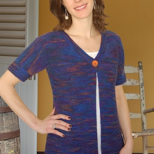 Starry Night Cardigan to Knit PDF Pattern Instant Download