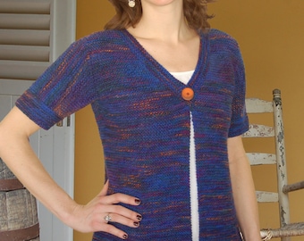 Starry Night Cardigan to Knit PDF Pattern Instant Download