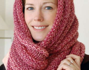 Loop Scarf to Knit PDF Pattern Instant Download