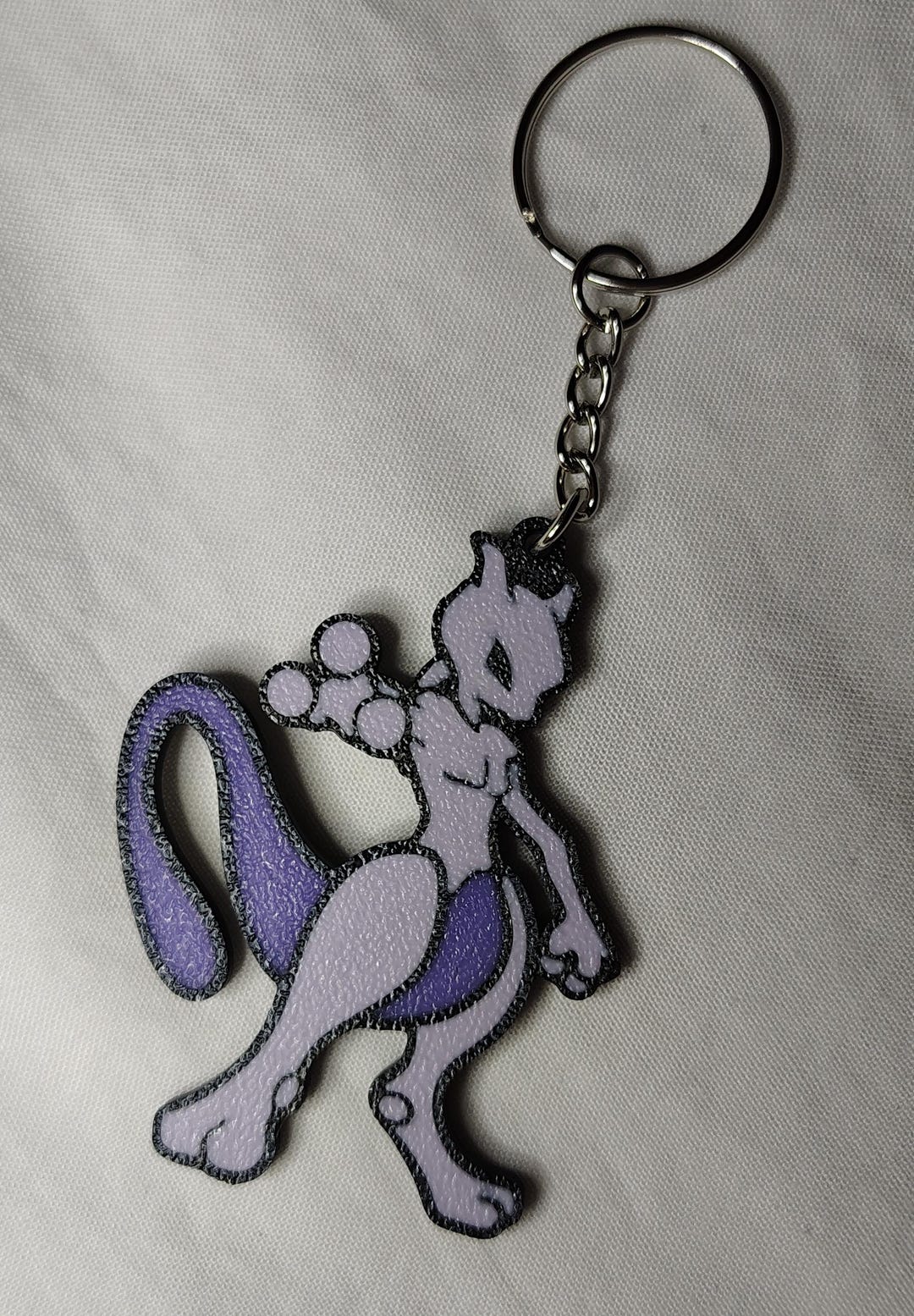 Mewtwo Inspired 3D Printed Keychain - Etsy