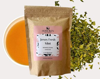 Jersey Fresh Mint Herbal Tea: Organic Peppermint Spearmint Blend