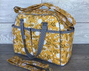 Toddler little girl rag quilt bag purse tote BELLE Beauty and the Beast
