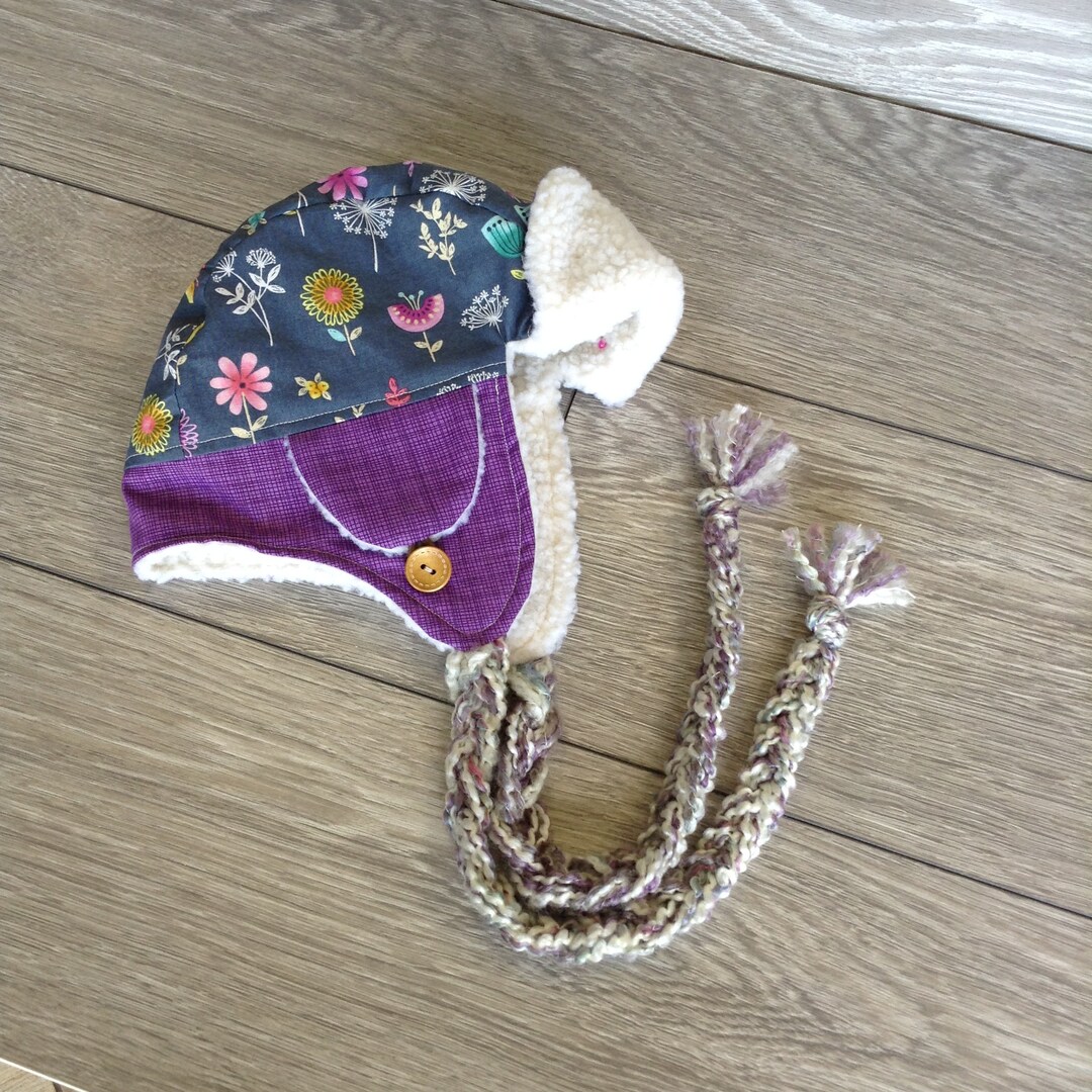 Trapper Hatbaby Trapper Hat Girl Trapper Hat Toddler Winter Etsy