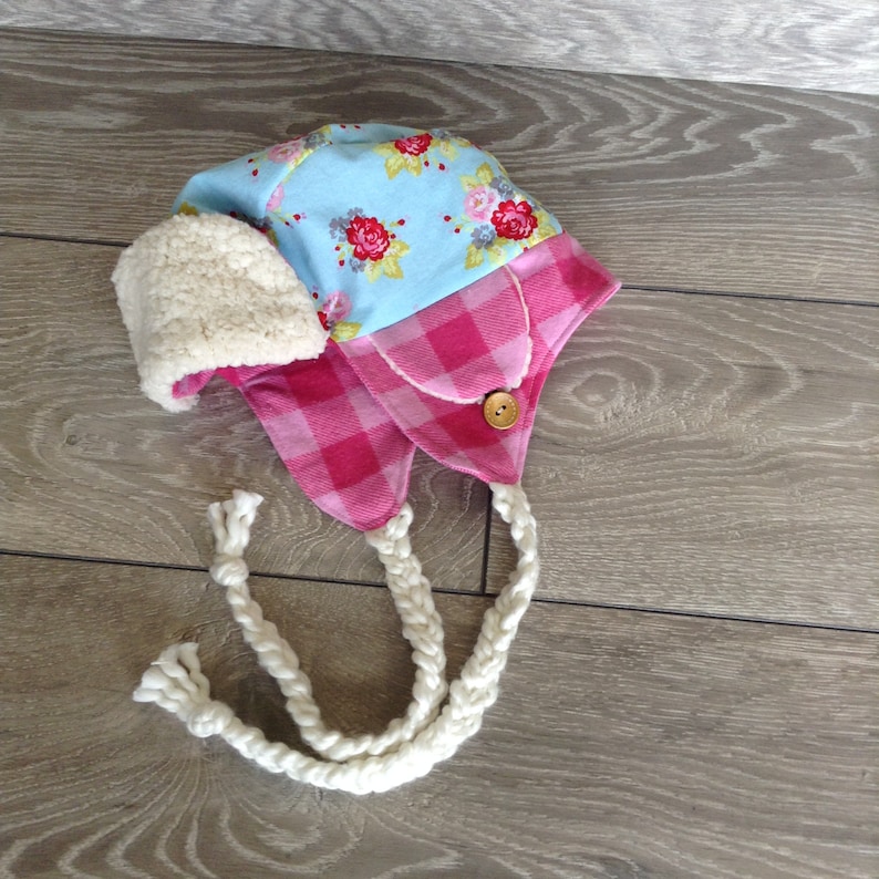 Trapper HatBaby Trapper Hat Girl Trapper Hat Toddler Winter Etsy
