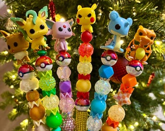 Bolígrafos con cuentas de personajes Funko de Pokémon: Pikachu y Eevees