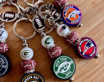 Llaveros inspirados en el fútbol americano