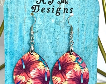 Wood Dangle Trendy Earrings