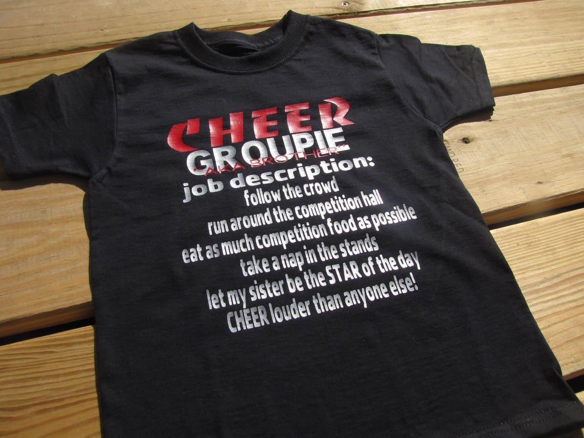 Cheer Brother Shirt Cheer Groupie Shirt Cheerleading Brother | Etsy