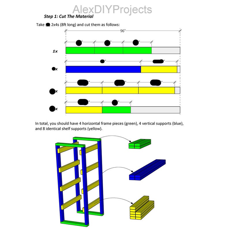 HDX 27 Gallon Tote Rack Plans | 4-in-1 Bundle (PDF Download) | DIY ...