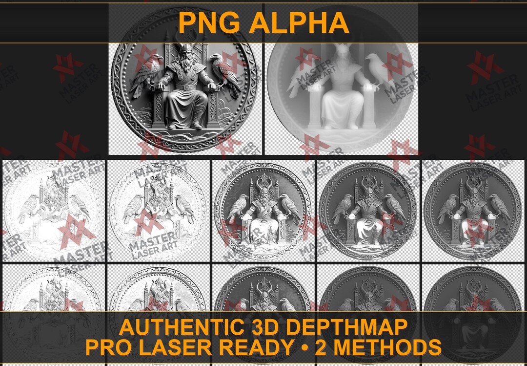 Real Multi-pass 3D Coin With Map and Depthmap - NOT Fake Grayscale ...