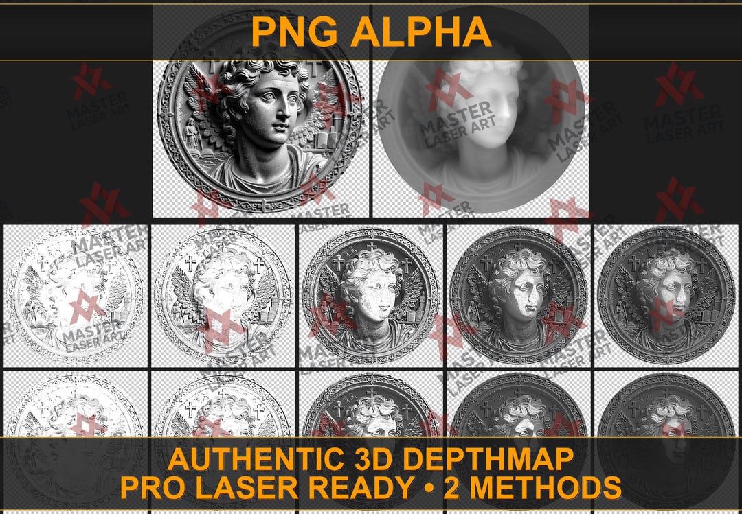 Real Multi-pass 3D Coin With Map and Depthmap - NOT Fake Grayscale ...