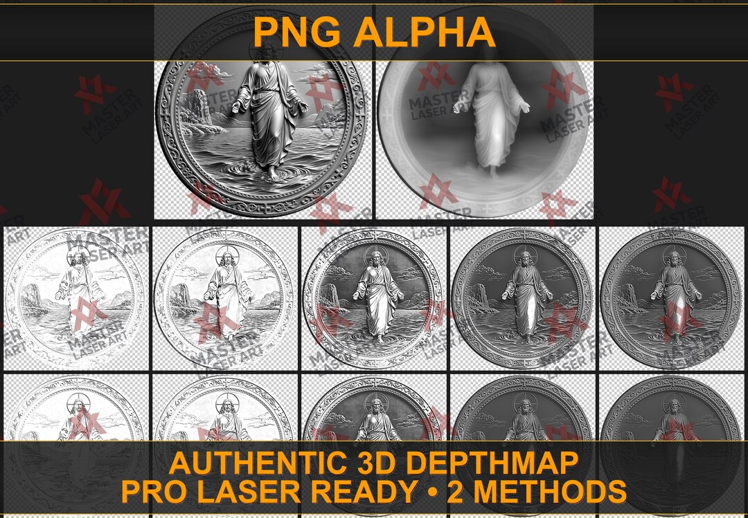 Real Multi-pass 3D Coin With Map and Depthmap - NOT Fake Grayscale ...