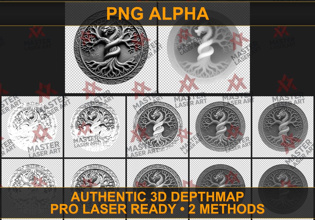 Real Multi-pass 3D Coin With Map and Depthmap - NOT Fake Grayscale ...