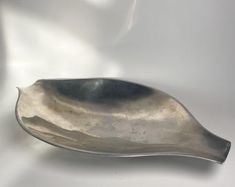 Vintage Nambé 520 Modernist Servierschale aus Aluminiumlegierung