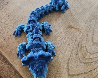 SnapDragon – 3D Printed Articulated Fantasy Dragon Toy (7”)