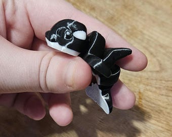 Baby Orca - 2 "3D gedruckte Gelenk Mini Ozean Kreatur