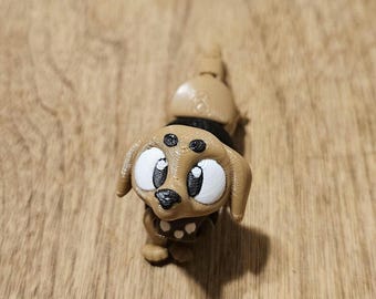 Small Sausage Dog | (3") 3D Printed | Articulated Dachshund Figurine