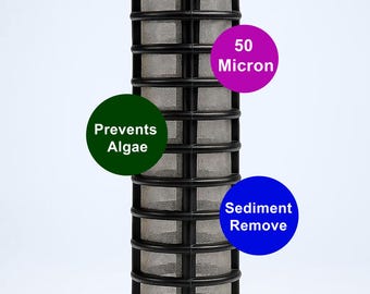 CAR-FIL Replacement Cartridge | 50-Micron Washable Sediment Filter Core | Fits Portable RV, Boat & Tiny House Water Filter