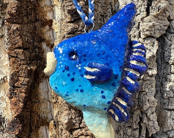 Ocean Sunfish Mola Mola Salt Dough Ornament