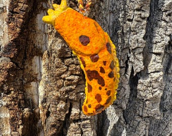 Banana Slug Salt Dough Ornament