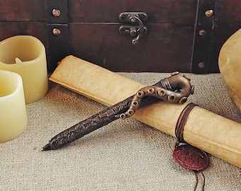 Cthulhu Tentacle Lovecraftian Polymer clay Pen - Refillable