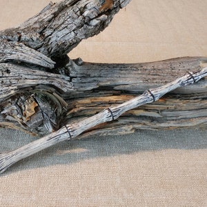 Skeleton Wizard Wand / Wood Magic Wand / Fantasy Wand / Master Handcrafted Wand