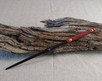 Red, Gold and Black Wizard School Wand / Magic Wand / Party Favor Wand