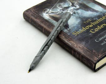 Alec Lightwood Shadowhunter Stele Pen - Refillable Polymer Clay Pen