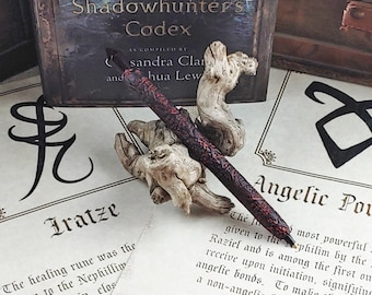 Red Demon Shadowhunter Stele Pen - Refillable Polymer Clay Pen