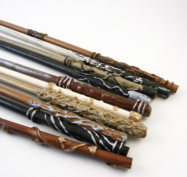 Wand Packages of 1-10 12 Wizard Wands Magic Wands Party Favors Wedding Favors Natural Series