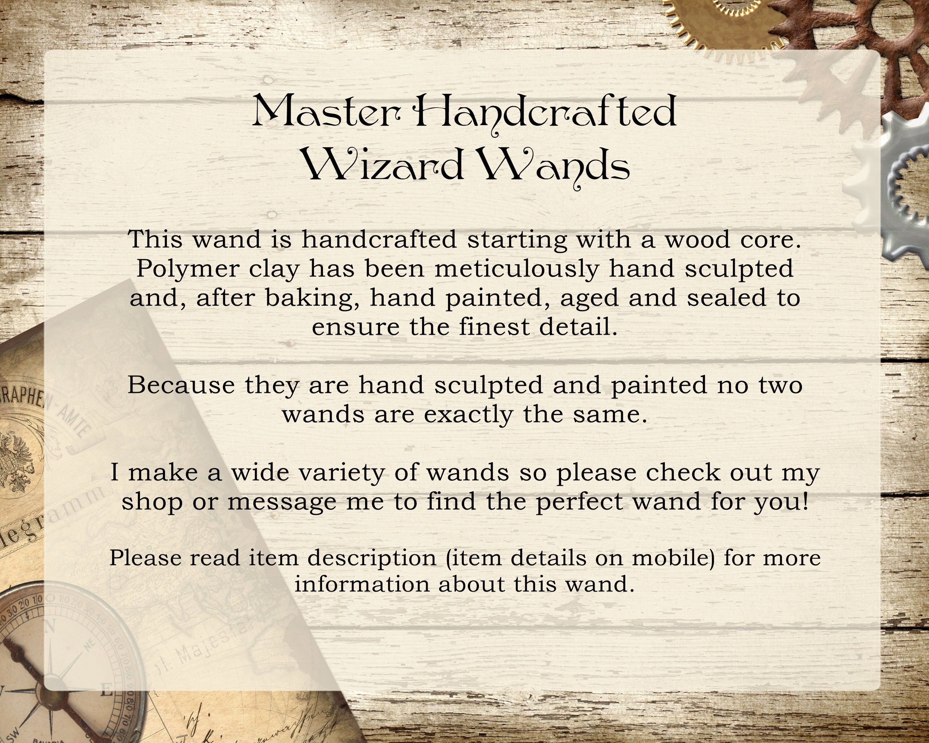 ChampWe Wizard Présentoir à baguettes magiques en bois à 3 étages pour  collection Marron : : Cuisine et Maison