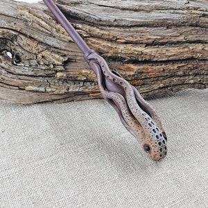 Cthulhu Octopus Wizard Wand, Hand-Crafted Wood, Magic and Fantasy image 4