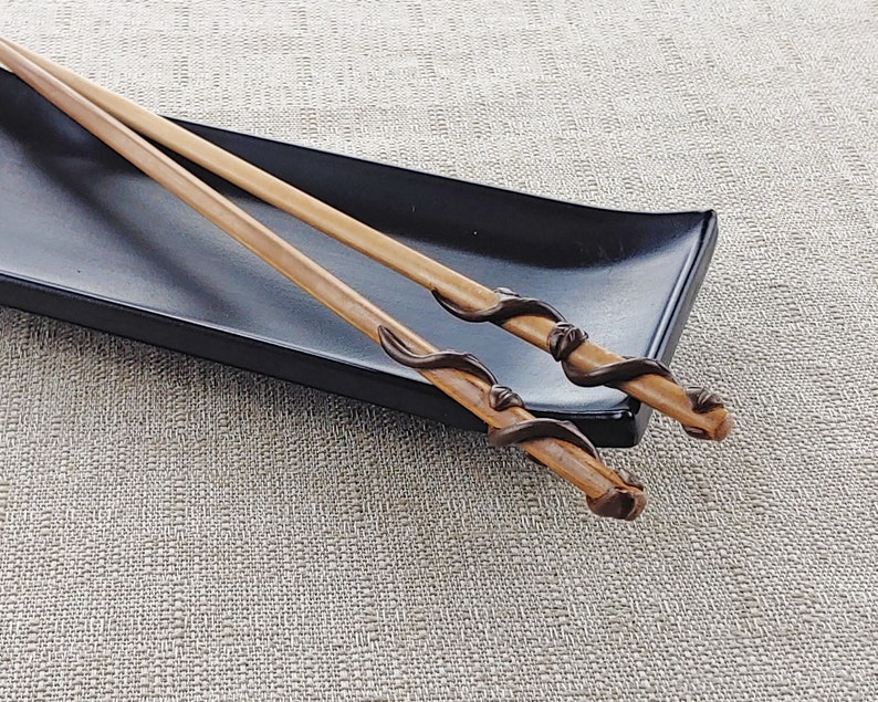 Wizard Wand Bamboo Chopsticks Vine Etsy