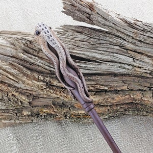 Cthulhu Octopus Wizard Wand, Hand-Crafted Wood, Magic and Fantasy image 3
