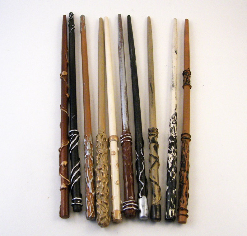 Wand Packages of 1-10 12 Wizard Wands Magic Wands Party Favors Wedding Favors Natural Series