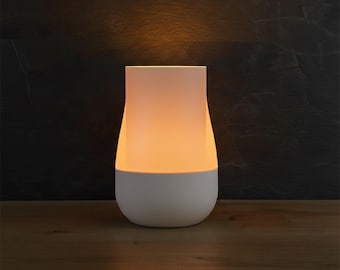 3D Printed Desk Lamp – Loft Style Table Lamp, Recycled Sustainable Home Office Decor