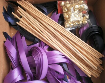 Diy Bride 75 Triple Satin Ribbon Wands Lace Wedding Wands No Etsy