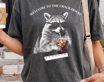 Mahjong Shirt for Women Funny Mahjong T Shirt Mahjong Player Gift Mahjong Game Night Shirt Raccoon Coffee Tee Funny Gift for Mahjong Lovers