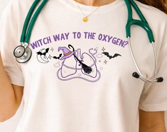 Respiratory Therapist Halloween Shirt RT Halloween Shirt Funny Respiratory Therapy Tee Halloween Nurse Shirt RT student gift Tee