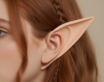 2020 Hot Selling 1 Pair Latex Elf Ears Pointed Cosplay Mask For Halloween Masquerade Party Costumes 2
