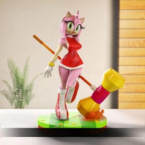 amy rose sex doll Custom order Mature Amy Rose plush – Plush Dolls main image 1