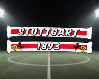 Bufanda de aficionado del Stuttgart 1893 - Artículos para aficionados al fútbol 0711