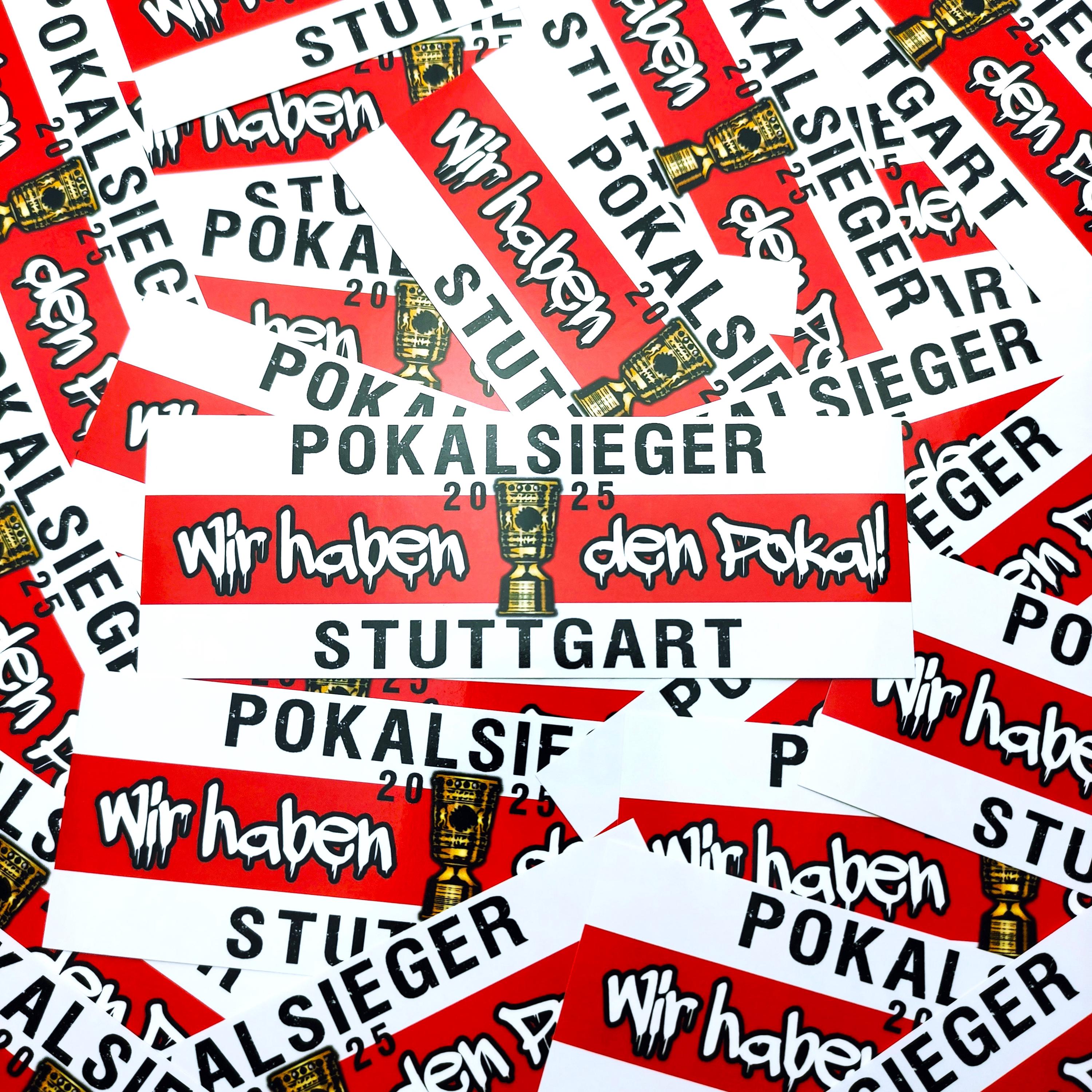 Fanion VFB Stuttgart Vintage - Allemagne - 15x33 Cm - Autriche - Original