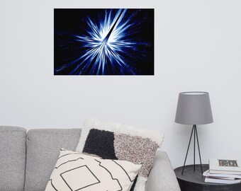 Exploding Star, Fractal Poster