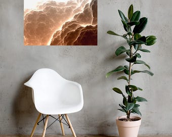 Lightning, Fractal Poster