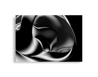 Poster silber, Fraktal