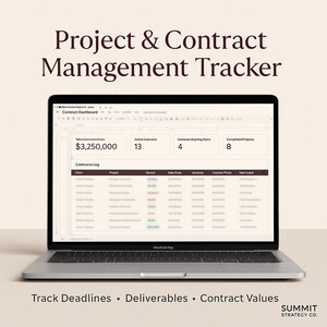 Excel-projektledningsspårare | Klientförnyelser och förlängningar (digital nedladdning)