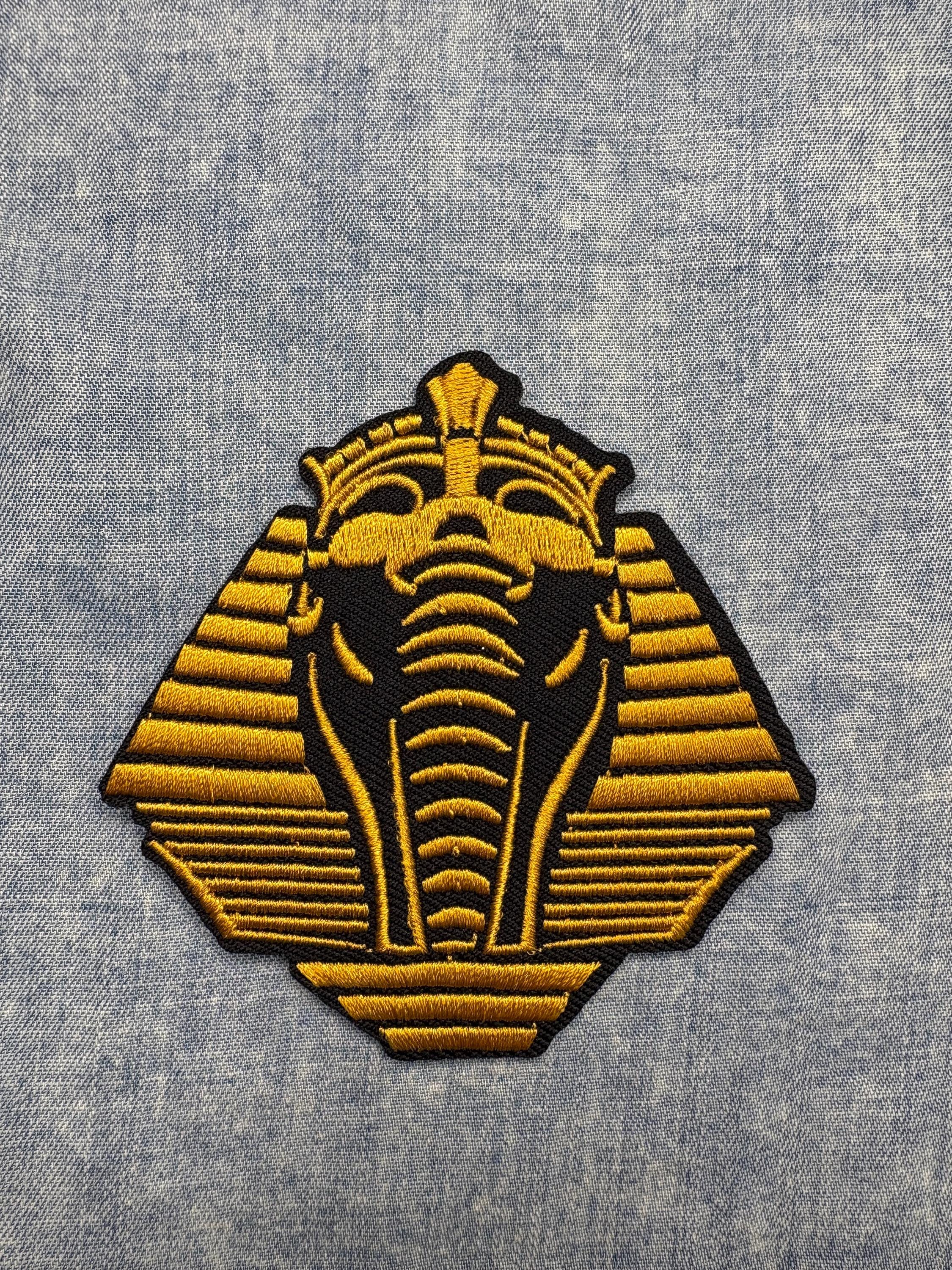 Embroidered Alpha Patch Set | Black & Gold Fraternity Iron-on - Etsy